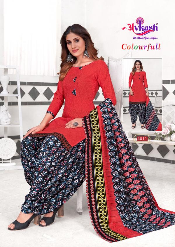 Avkash Colourful Vol-4 Cotton Designer Readymade With Inner Suit